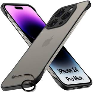 VAPRIF Back Cover for Apple iPhone 14 Pro Max, Shock Proof Ultra Slim Frameless, Back Cover