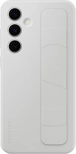 Samsung Back Cover for Samsung Standing Grip Case for Galaxy S24FE (Gray)