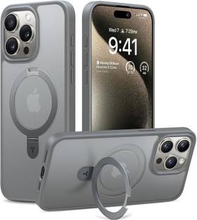 Caseex Back Cover for APPLE iPhone 15 Pro, Caseex O-Stand Magnetic Back Cover For iPhone 15 Pro
