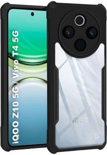 Mobikit Back Cover for iQOO Z10 5G, vivo T4 5G, Protective Design | 360 Degree Protection