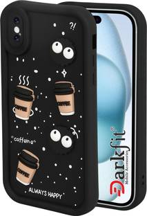 DARKFIT Back Cover for Apple iPhone X & XS, 3D Coffee Design Case