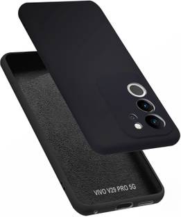 VAPRIF Back Cover for Vivo V29 Pro 5G, Vivo V29 5G, Matte Rubberized Soft Silicone Protective Cloth Inside