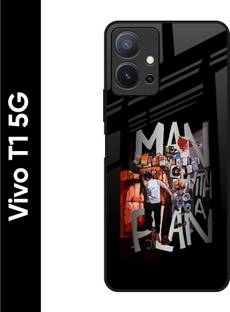 QRIOH Glass Back Cover for Vivo T1 5G