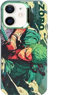 KLAH Back Cover for Apple iPhone 12, 3D Anime One Piece Zoro Printed Soft Back Case