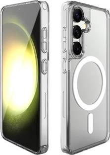 VURIOZZ Back Cover for Original Samsung Galaxy S24 Plus Transparent Magsafe Anti-Scratch Protection