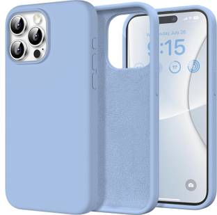 VONZEE Back Cover for iPhone 15 Pro Max 6.7-Inch, Silky-Soft Full-Body Protective Phone Case, Shockproof Cover