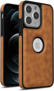 VAPRIF Back Cover for APPLE iPhone 12 Pro Max, Leather Finish Shockproof Case | Stylish & Slim Protective