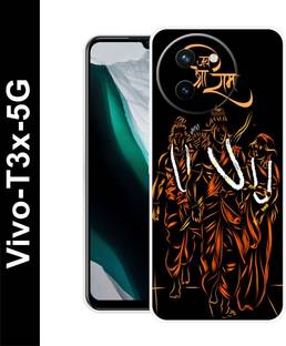 Bluvver Back Cover for vivo T3x 5G, V2338, Jay Shri Ram and Ram Sita Lakshman back cover