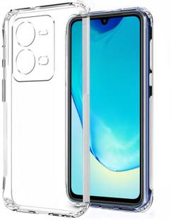 VAPRIF Back Cover for Vivo V25 Camera Protection, Anti-Dust Plug, Slim Shockproof