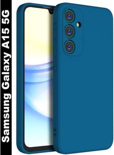 VAPRIF Back Cover for Samsung Galaxy A15 5G, Matte Rubberized Soft Silicone Protective Cloth Inside
