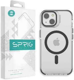 Sprig Back Cover for iPhone 15 Back Case with Camera Stand