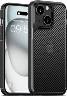 Caseex Back Cover for APPLE iPhone 15, Caseex Hybrid Carbon Fiber Back Case for iPhone 15 (6.1")