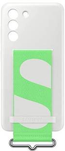 Samsung Back Cover for Samsung Official Original Galaxy S21 FE 5G Silicone Cover with Strap - White