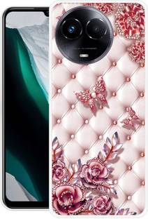 Vojica Back Cover for Realme 11x 5G, RMX3785 Butterfly Back Cover