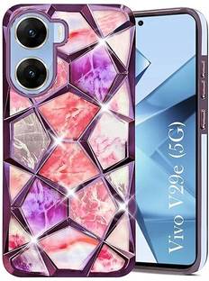 Kovado Back Cover for Vivo V29e ( Dual Design Glitter Sparkle and Detachable Diamond Print Case back cover )