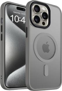 Caseex Back Cover for APPLE iPhone 15 Pro Max, Caseex Magnetic Translucent Back Case For iPhone 15 Pro Max