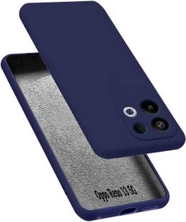 MOBIDEER Back Cover for OPPO Reno 13 5G, Matte Rubberized Soft Silicone Protective Cloth Inside