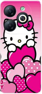 iprinto Back Cover for Infinix SMART 8 HD, X6525 Hello Kitty Printed Back Cover