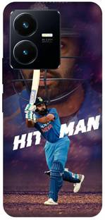 play fast Back Cover for vivo Y22, V2207, ROHIT, SHARMA, INDIAN, PLAYER, MUMBAI, INDIANS