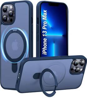 AIBEX Back Cover for Apple iPhone 13 Pro Max|Kickmag With Magnetic Ring Alloy Kickstand | Mag-Safe Compatible