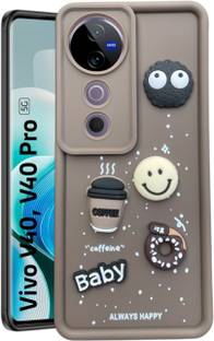 ZimniasO Back Cover for Vivo V40 PRO 5G TEDDY CUTE
