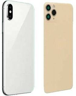 milestone mobile accessories Back Cover for Paste This Sheet in your Iphone X, XS convert into 11 Pro