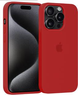Qcase Back Cover for Apple iPhone 15 Pro Max Liquid Silicone