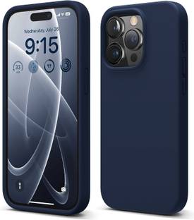 Zapper Back Cover for iPhone 15 Pro Max (True Liquid Silicone Case - Titanium Blue)