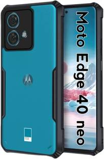 Mezokart.com Back Cover for Motorola Moto Edge 40 NEO 5G Camera Protection Shockproof TPU Anti Drop Clear Case