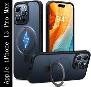 Coverskart MagSafe Ostand Back Cover for Apple iPhone 13 Pro Max, Frosted Utlra Hybird MagSafe Case