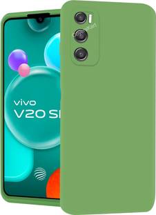Coverskart Liquid Silicone Back Cover for Vivo V20 SE, Silky-Soft Touch Full Body Protection Shockproof Case