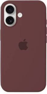 ESELSE Back Cover for iPhone 16 Plus Silicon back Cover Light