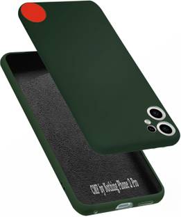 VAPRIF Back Cover for CMF by Nothing Phone 2 Pro 5G, Matte Rubberized Soft Silicone Protective Cloth Inside