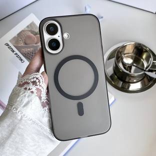 ICONICMOBILE Back Cover for Apple Iphone 16 plus Smoke Back Cover, Shock Proof, Scratch Resistant,Protetive Back Cover