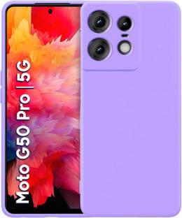 TRUEUPGRADE Back Cover for Liquid Silicon Back Cover Case for Motorola Moto Edge 50 Pro 5G | Cloth On Inner Side