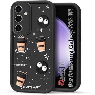 DARKFIT Back Cover for Samsung Galaxy S23 FE 5G, 3D Coffee Design Case