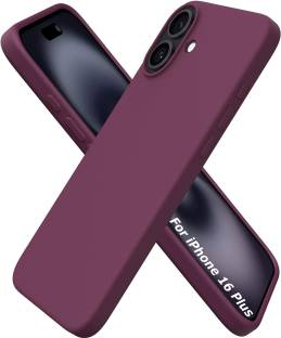VONZEE Back Cover for iPhone 16 Plus Silky-Soft Full-Body Protective Phone Case, Shockproof Cover