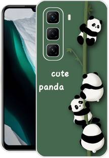 icusto Back Cover for Infinix Hot 50 5G, X6720 Cute panda Back cover