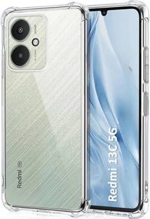 ShieldTech Back Cover for Redmi 13C 5G Transparent Mobile Back Cover Case For Redmi 13C 5G
