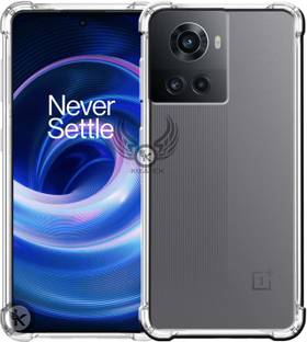 Kreatick Back Cover for Clear Case Compatible For ONEPLUS-10R Silicon Yellowing-Resistant