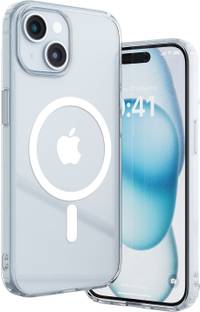 Vaku Luxos Back Cover for Apple iPhone 15 Plus, Crystal MagPro Compatible with MagSafe