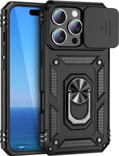 SCALEBEE Back Cover for Apple iPhone 16 Pro Max Heavy Duty Slide Camera Cover Built-in Rotated Ring Kickstand