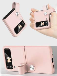 SCALEBEE Back Cover for Samsung Galaxy Z Flip 4 / Flip4 5G Light Weight Adjustable Strap Bracket Protective Case