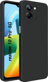 Coverskart Liquid Silicone Back Cover for Realme 10 Pro 5G, Silky-Soft Touch Full Body Protection Shockproof Case
