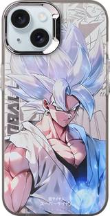 MS-Shield Back Cover for Apple iPhone 15 Plus, Dragon Ball Anime Goku, Embossed High Quality Back Case