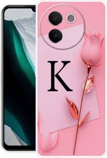 FEBOS Back Cover for Vivo V30e 5G, K, Name, Letter, Alphabet, Pattern, 23