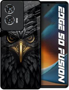 QRIOH Glass Back Cover for Motorola Edge 50 Fusion 5G