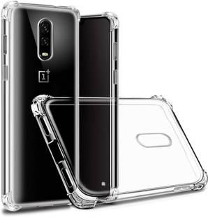 CLOVYR Back Cover for OnePlus 6T / OnePlus 7 Bumper Silicon Transparent Case