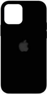 ESELSE Back Cover for Silicon Black back cover compitable with iphone 12.