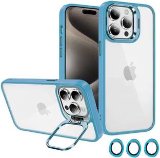 SCALEBEE Back Cover for Apple iPhone 15 FLIPPING BRACKET CASE COVER WITH CAMERA PROTECTION LENS